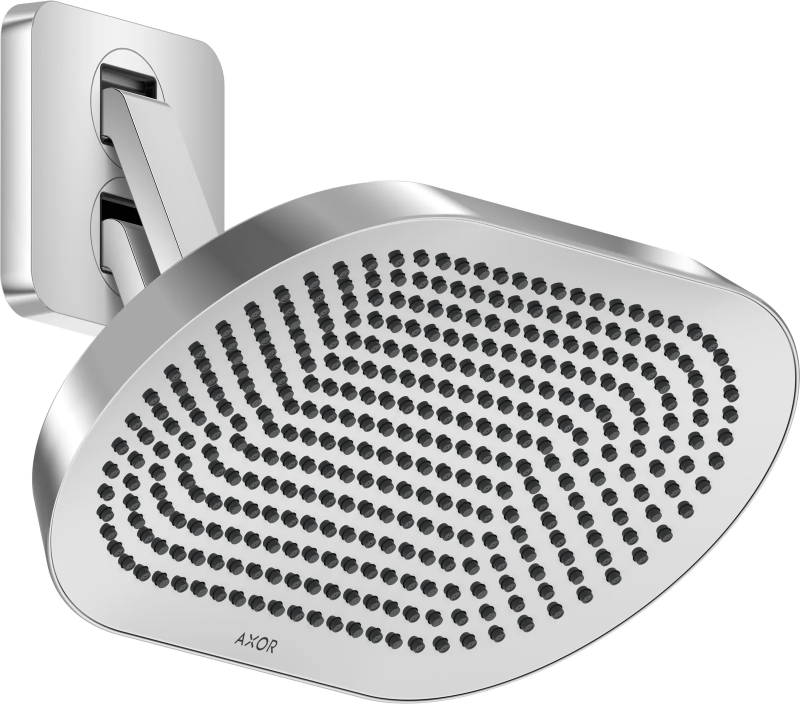 AXOR ShowerSphere Yuqori dush 370/220 2jet, sozlanadigan dush kronshteyni bilan