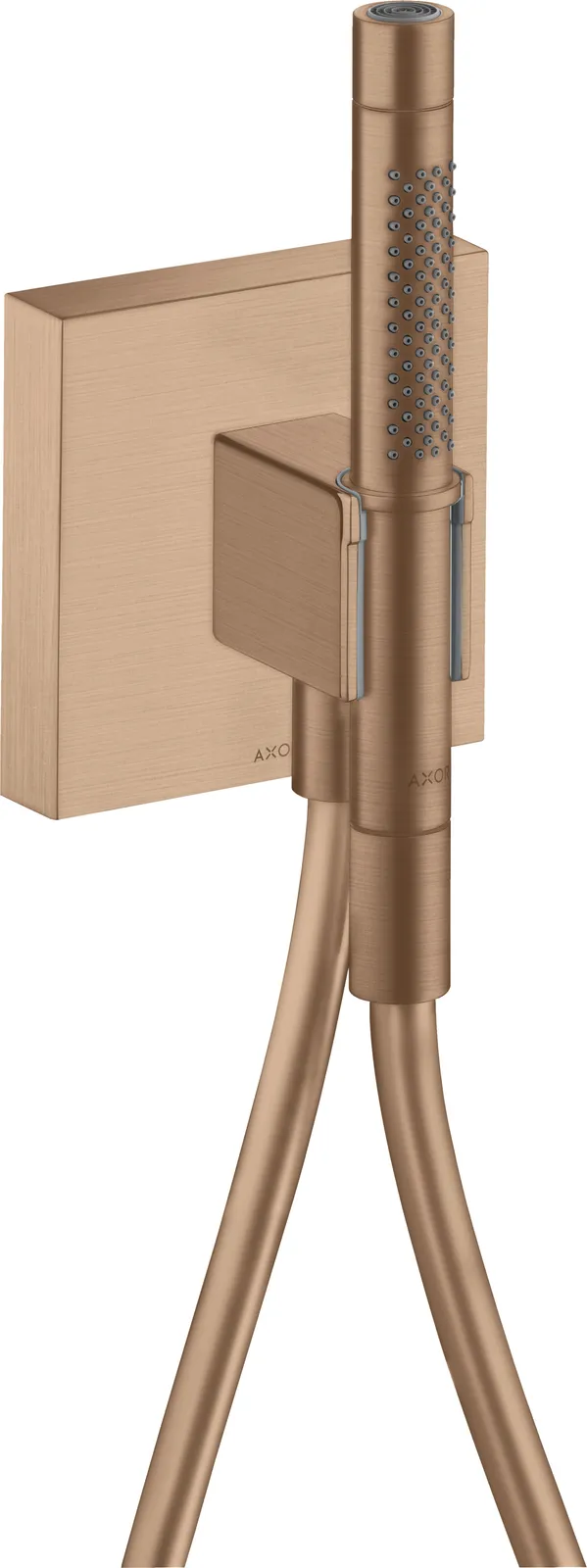 AXOR Starck Держатель Porter блок 120/120 с ручным душем-стержнем 2jet и душевым шлангом
