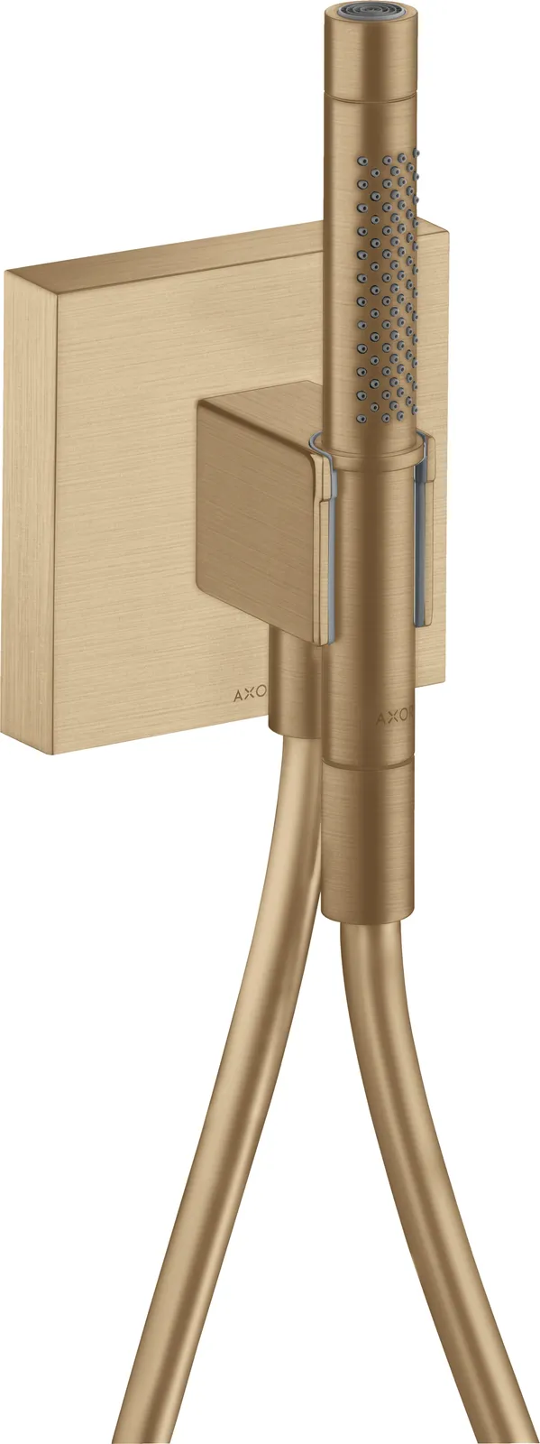 AXOR Starck Держатель Porter блок 120/120 с ручным душем-стержнем 2jet и душевым шлангом