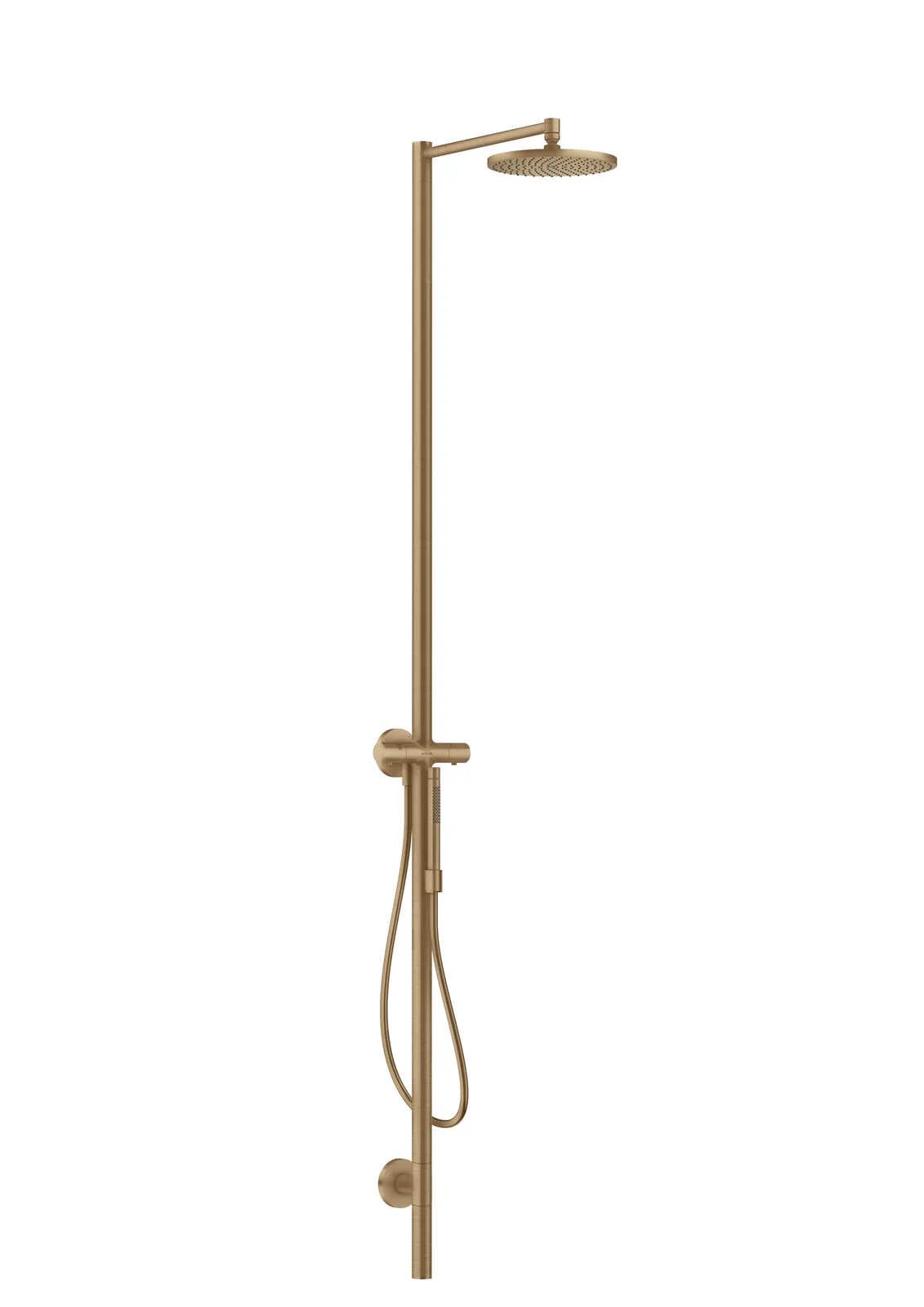AXOR Starck Shower column with thermostat and overhead shower 240 1jet