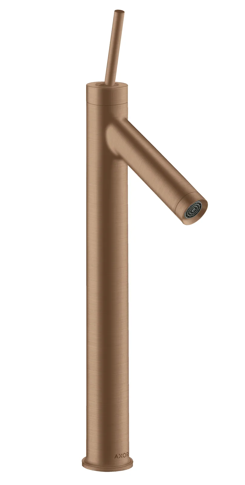 AXOR Starck Single-lever basin mixer 250 with pin handle for vessel basins with waste