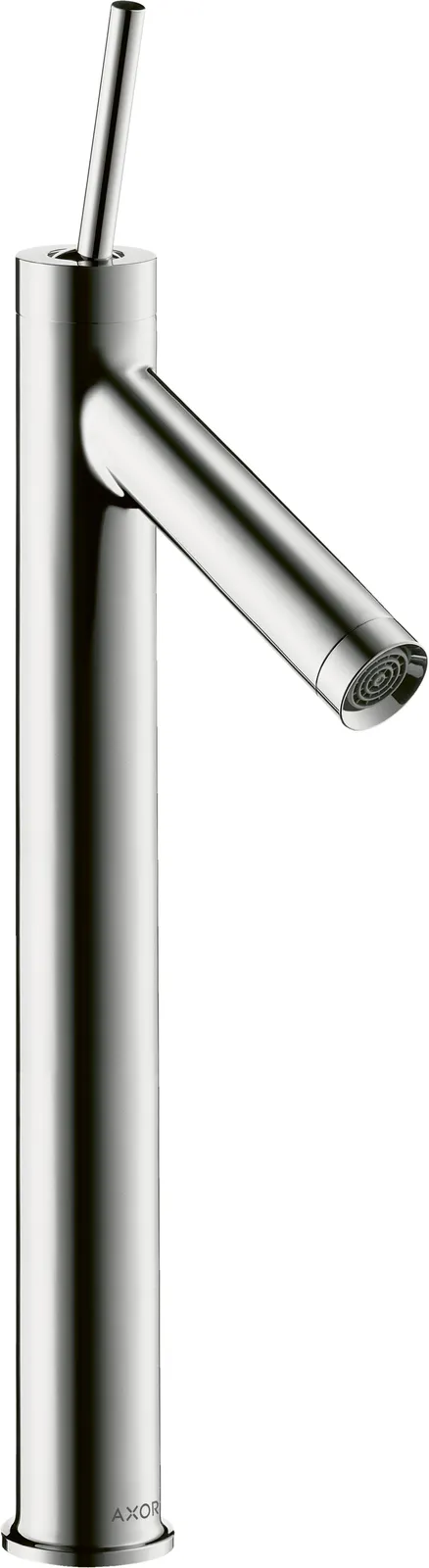 AXOR Starck Single-lever basin mixer 250 with pin handle for vessel basins with waste
