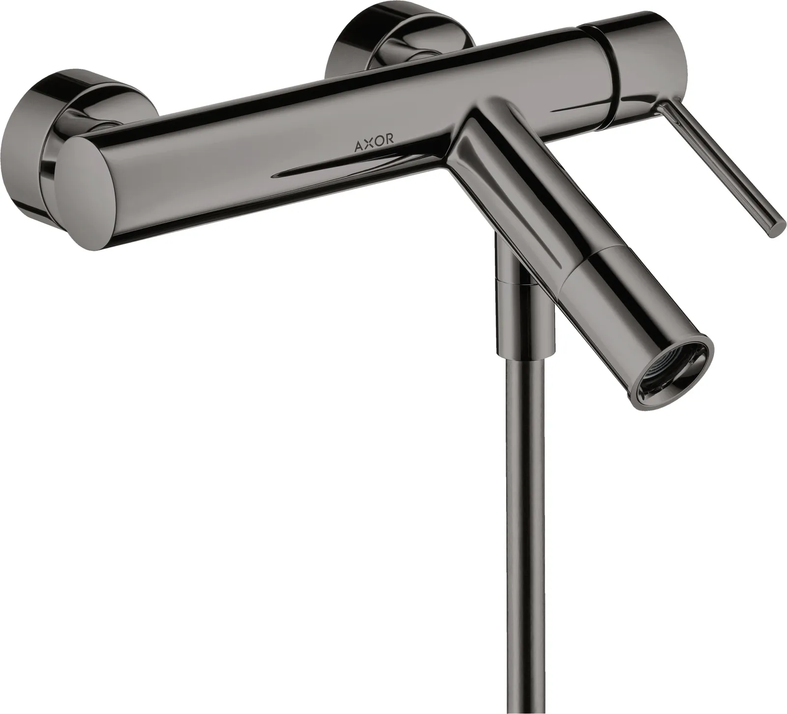 AXOR Starck Single-lever bath mixer for exposed installation with pin handle