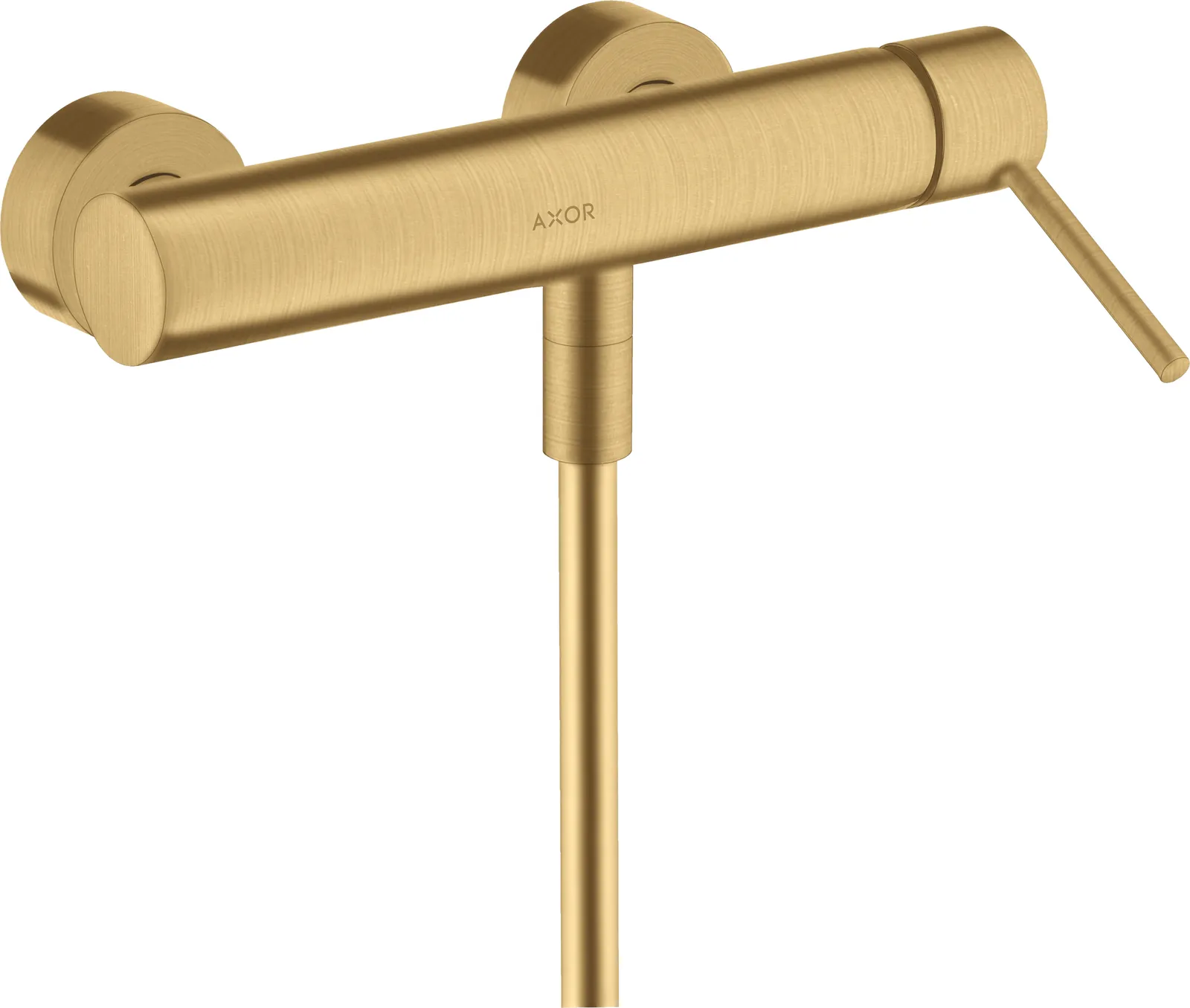 AXOR Starck Single-lever shower mixer for exposed installation with pin handle