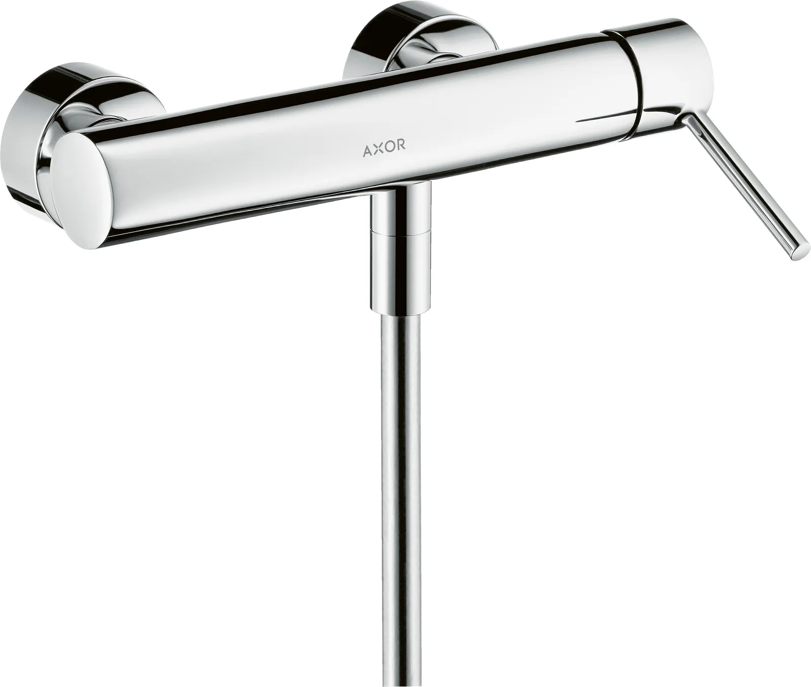 AXOR Starck Single-lever shower mixer for exposed installation with pin handle
