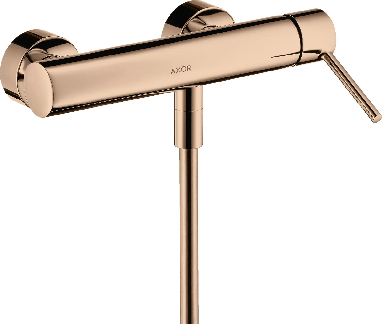 AXOR Starck Single-lever shower mixer for exposed installation with pin handle