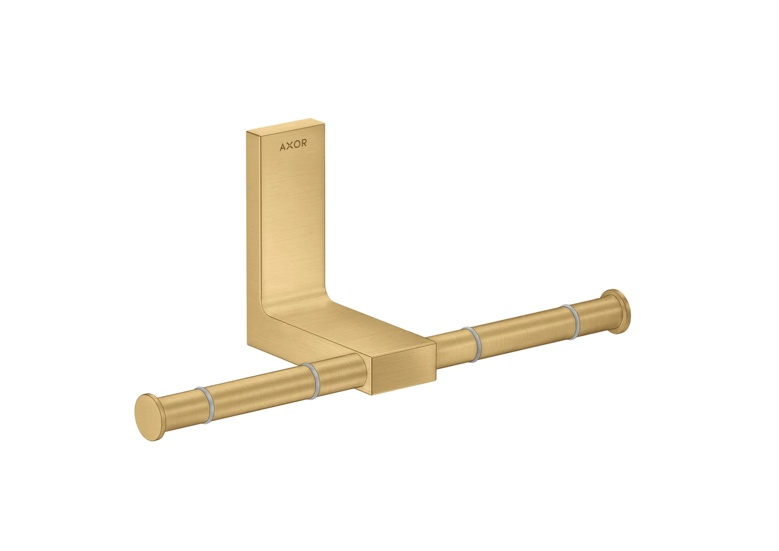 AXOR Universal Rectangular Double toilet roll holder