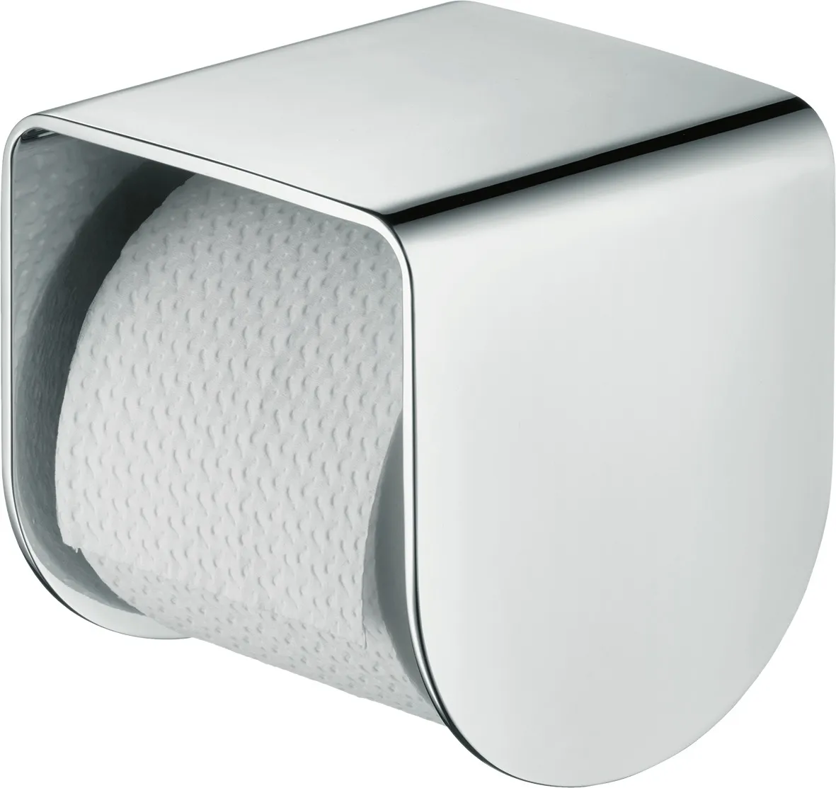 AXOR Universal Softsquare Toilet roll holder with shelf