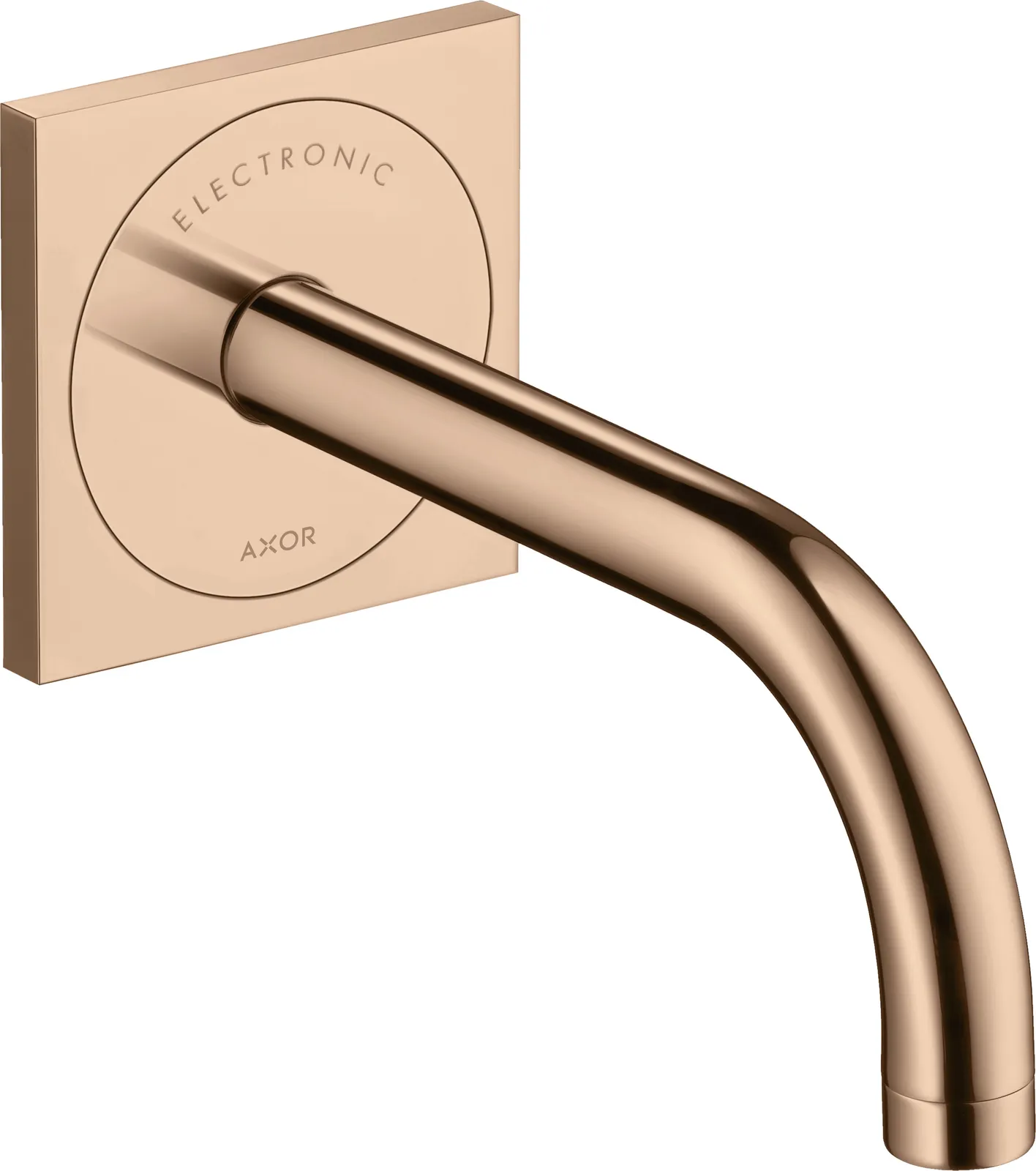 AXOR Uno Elektron lavabo aralashtirgichi, yashirin montaj, devorga uchun, joʻmrak 165 mm bilan