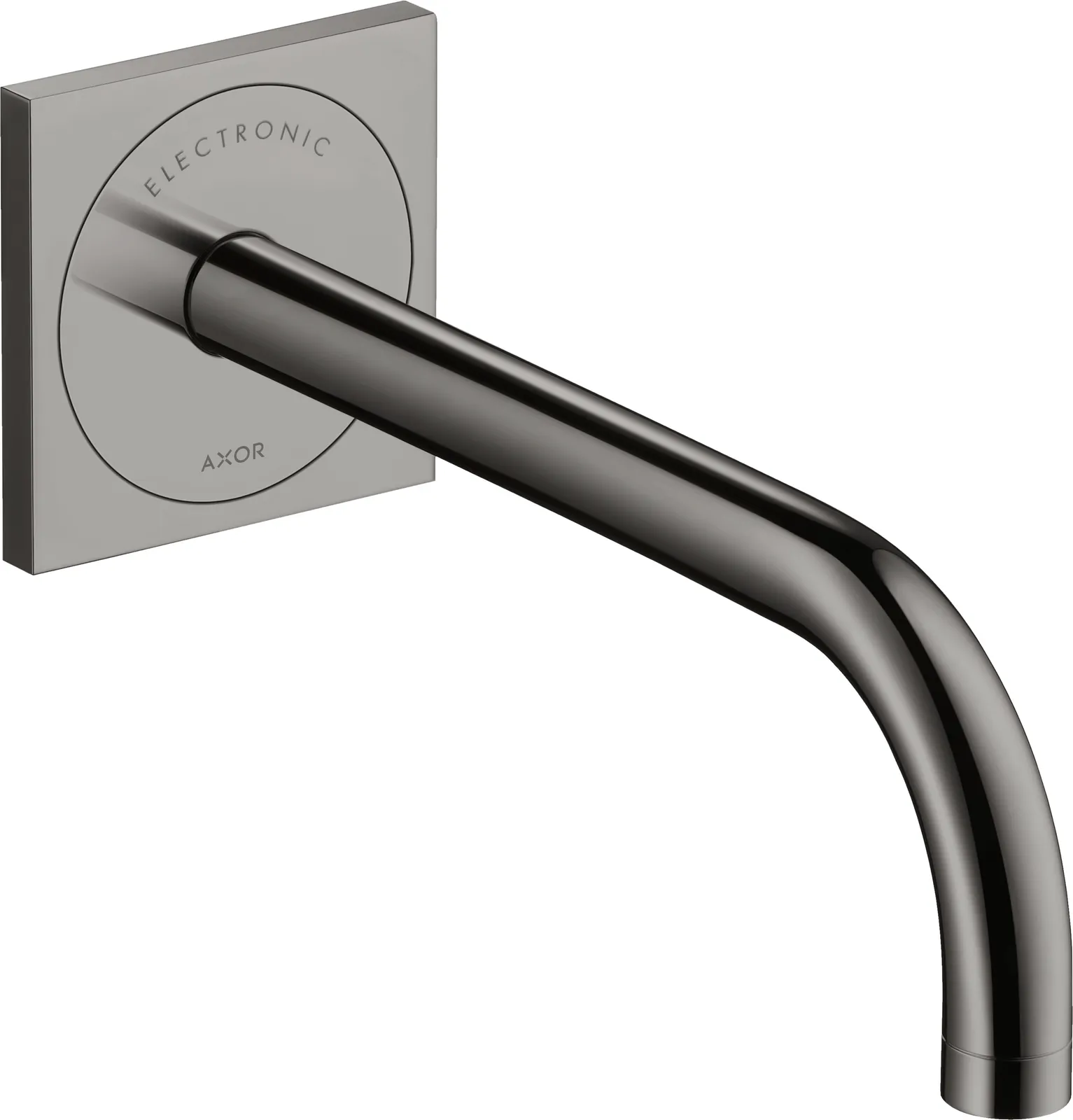 AXOR Uno Electronic basin mixer for concealed installation, wall-mounted with spout 225 mm