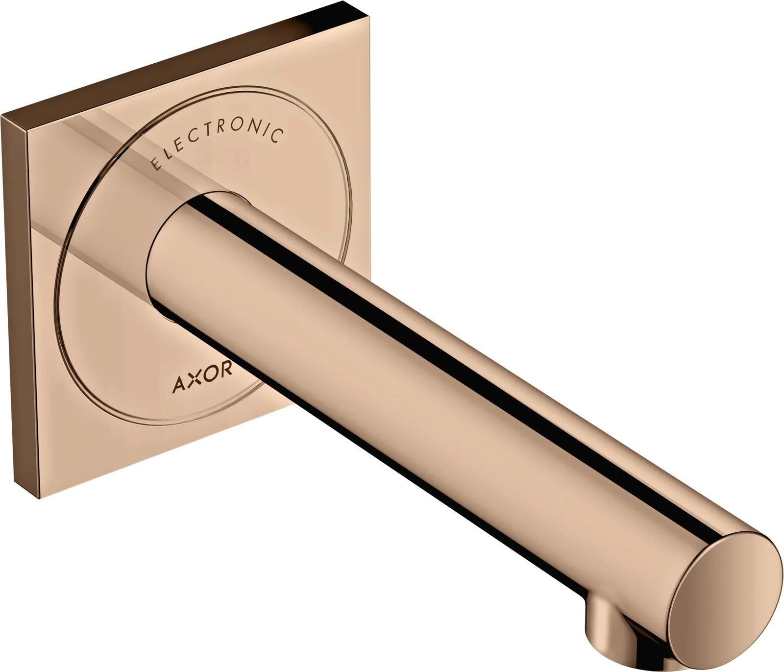AXOR Uno Electronic basin mixer for concealed installation, wall-mounted with spout 161 mm
