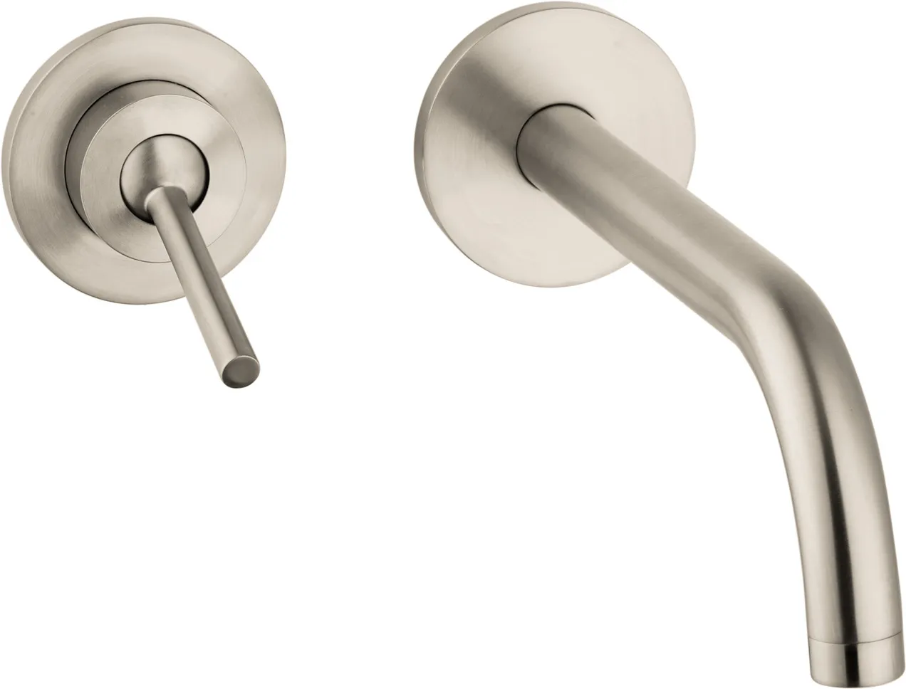 AXOR Uno Single-lever basin mixer for concealed installation, wall-mounted with spout