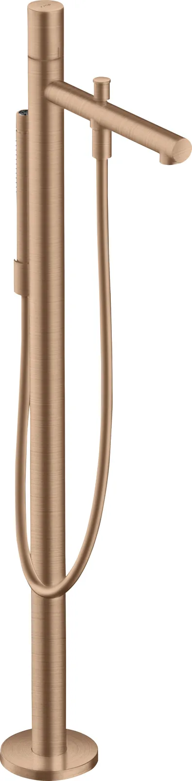 AXOR Uno Single-lever bath mixer floor-standing with Zero handle