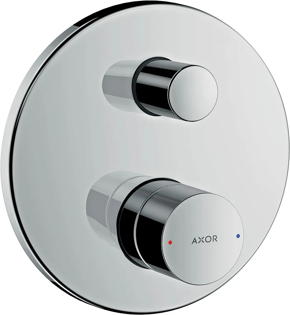 AXOR Uno Однорычажный смеситель для ванны для скрытого монтажа с zero ручкой и встроенной комбинацией безопасности по EN 1717