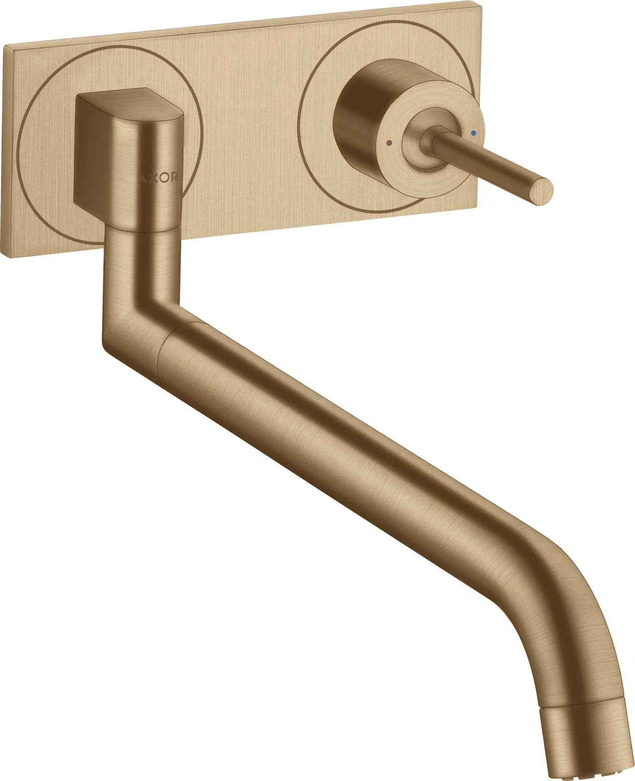 AXOR Uno Single-lever kitchen mixer for concealed installation, wall-mounted