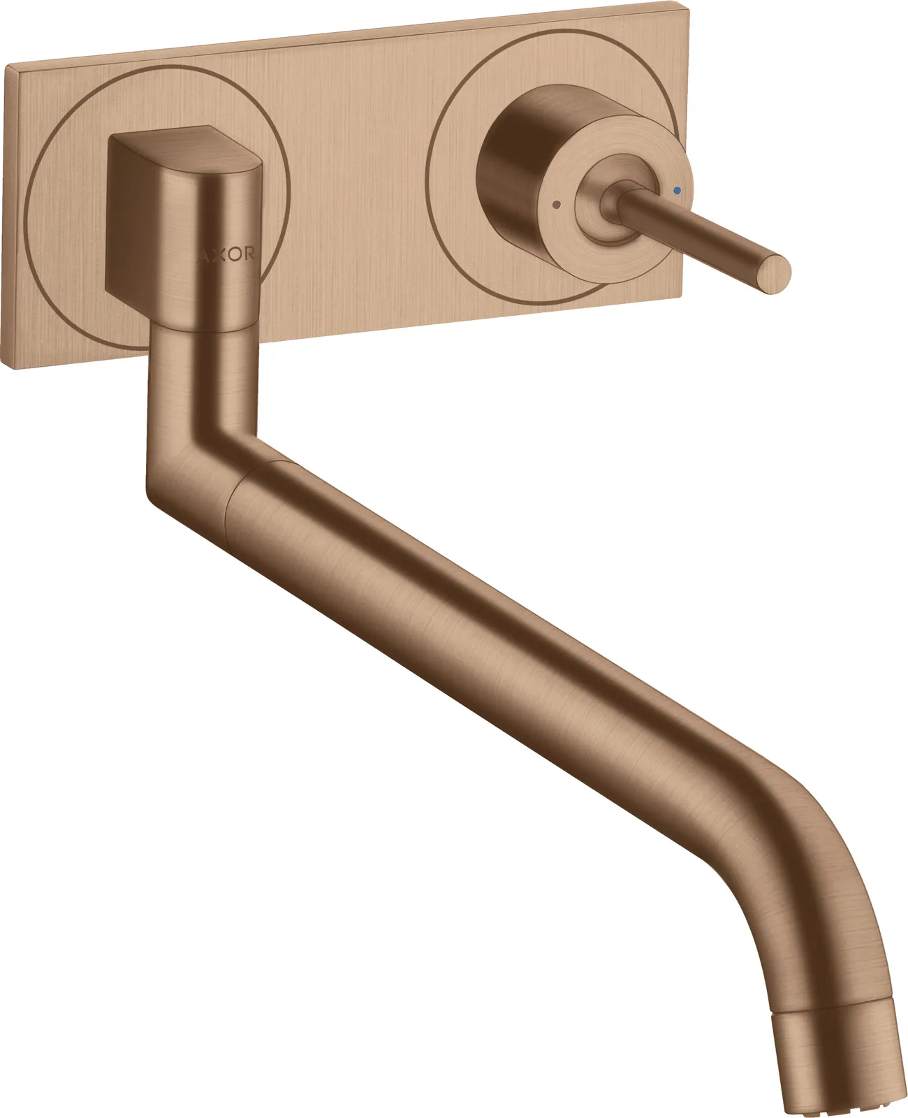 AXOR Uno Single-lever kitchen mixer for concealed installation, wall-mounted