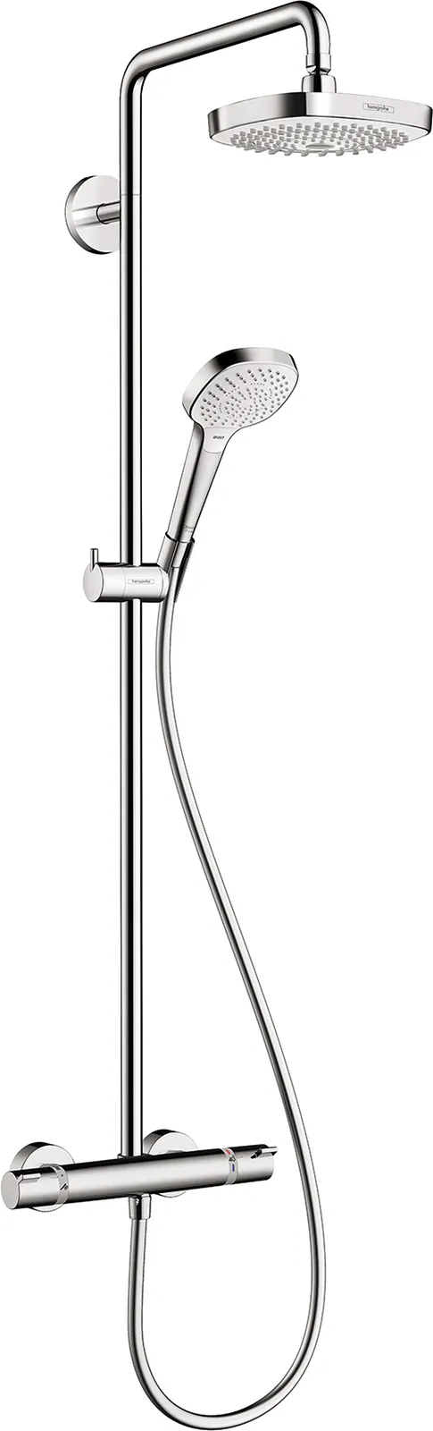 Croma Select E Showerpipe 180 2jet 2.0 GPM with thermostat