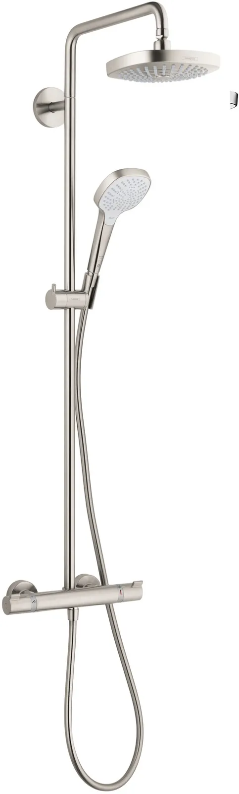 Croma Select E Showerpipe 180 2jet 2.0 GPM with thermostat