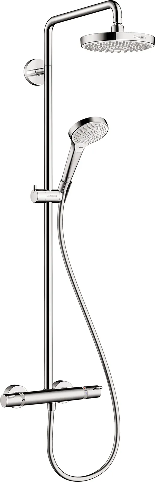 Croma Select S Душевая стойка Showerpipe 180 2jet 2.0 GPM с термостатом