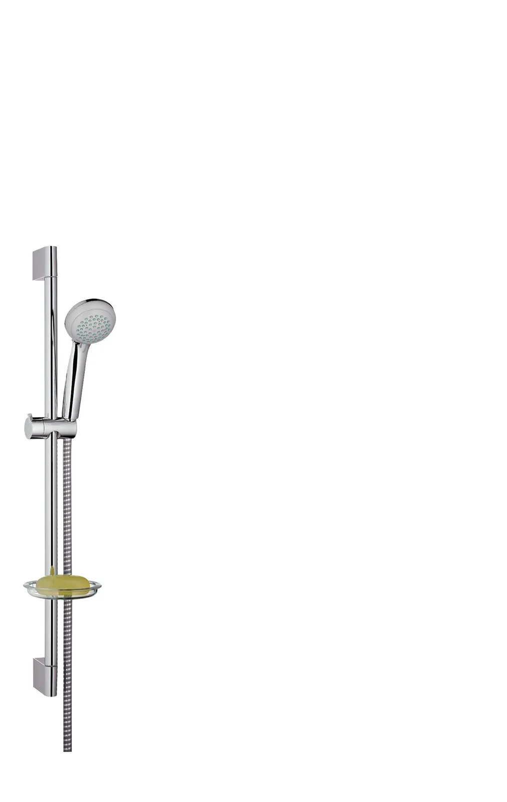 Crometta 85 Shower set Vario with shower bar 65 cm and soap dish