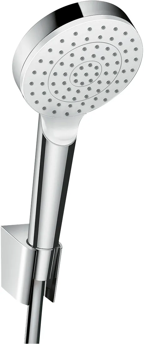 Crometta Shower holder set 100 1jet EcoSmart with shower hose 160 cm