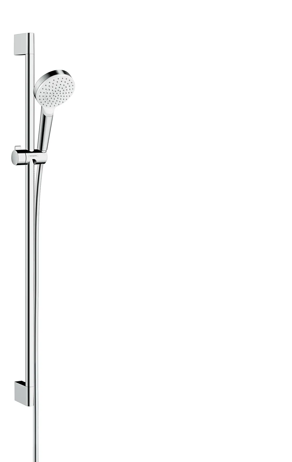 Crometta Dush toʻplami 100 1jet EcoSmart, dush shtangasi 90 sm bilan