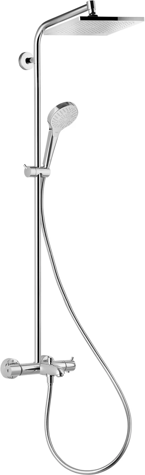 Crometta E Душевая стойка Showerpipe 240 1jet с термостатом для ванны NJ dealer