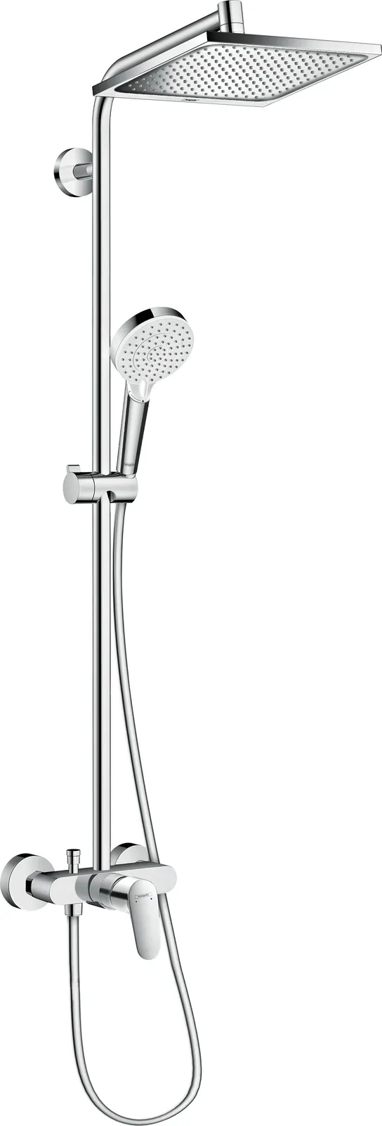 Crometta E Showerpipe dush ustuni 240 1jet, bir dastali aralashtirgich bilan
