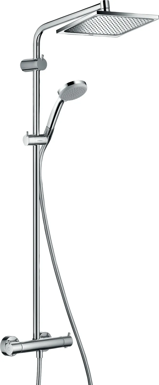 Crometta E Душевая стойка Showerpipe 240 1jet с термостатом