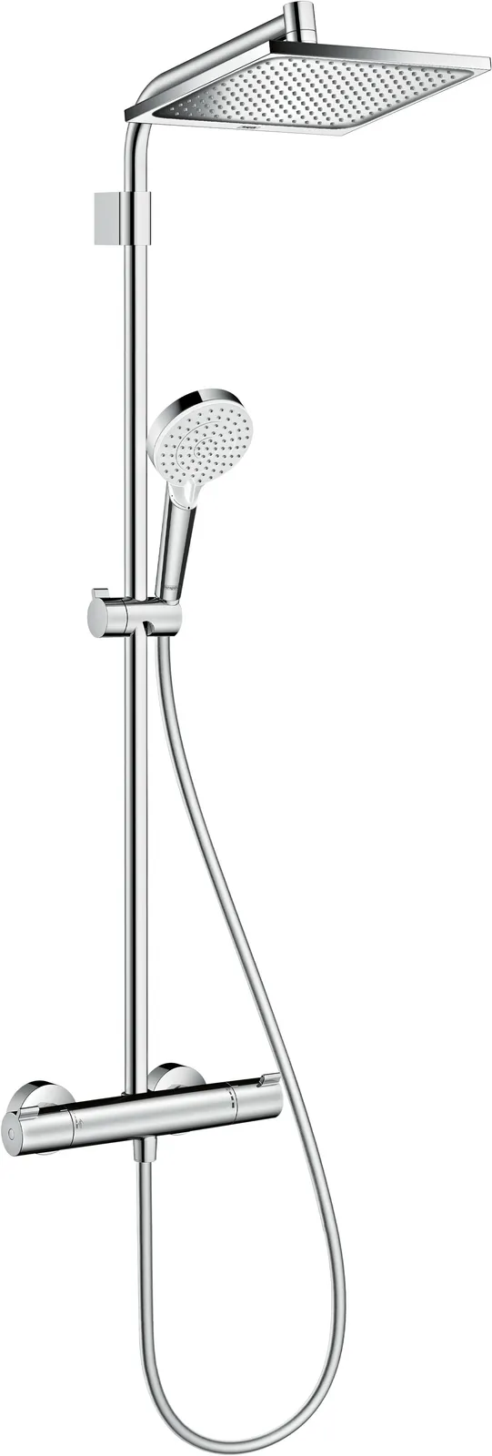 Crometta E Showerpipe dush ustuni 240 1jet, termostat Varia bilan