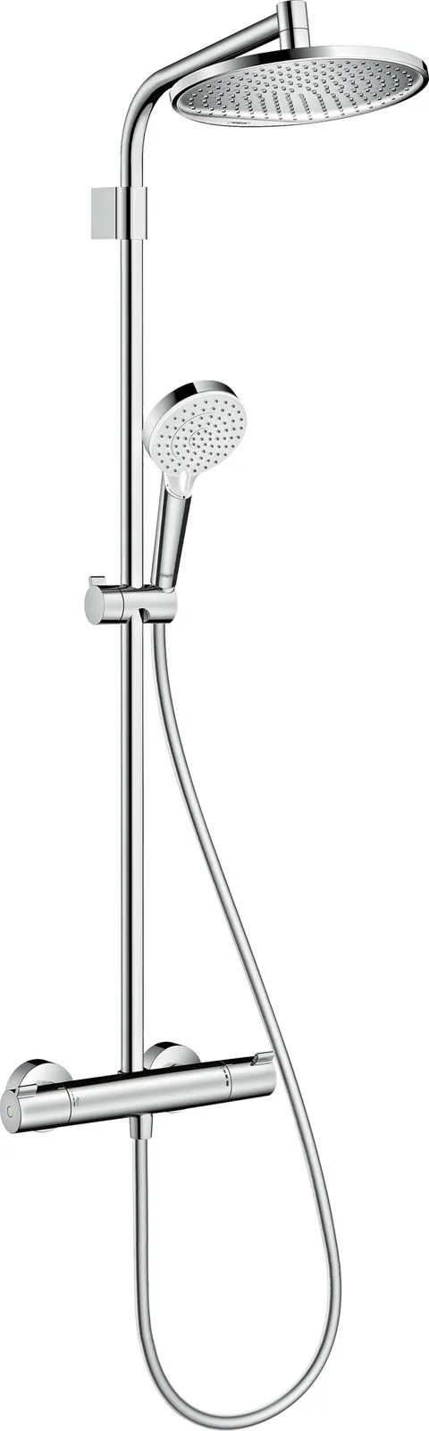 Crometta S Showerpipe dush ustuni 240 1jet, termostat 160cc Varia bilan