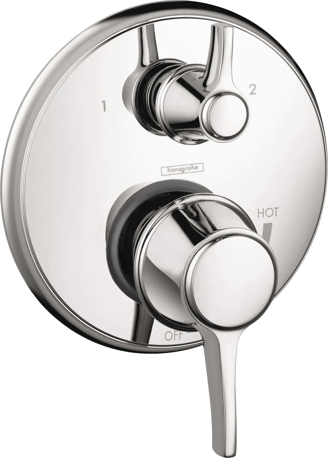 Ecostat Classic Single lever bath mixer with pressure balance for concealed installation