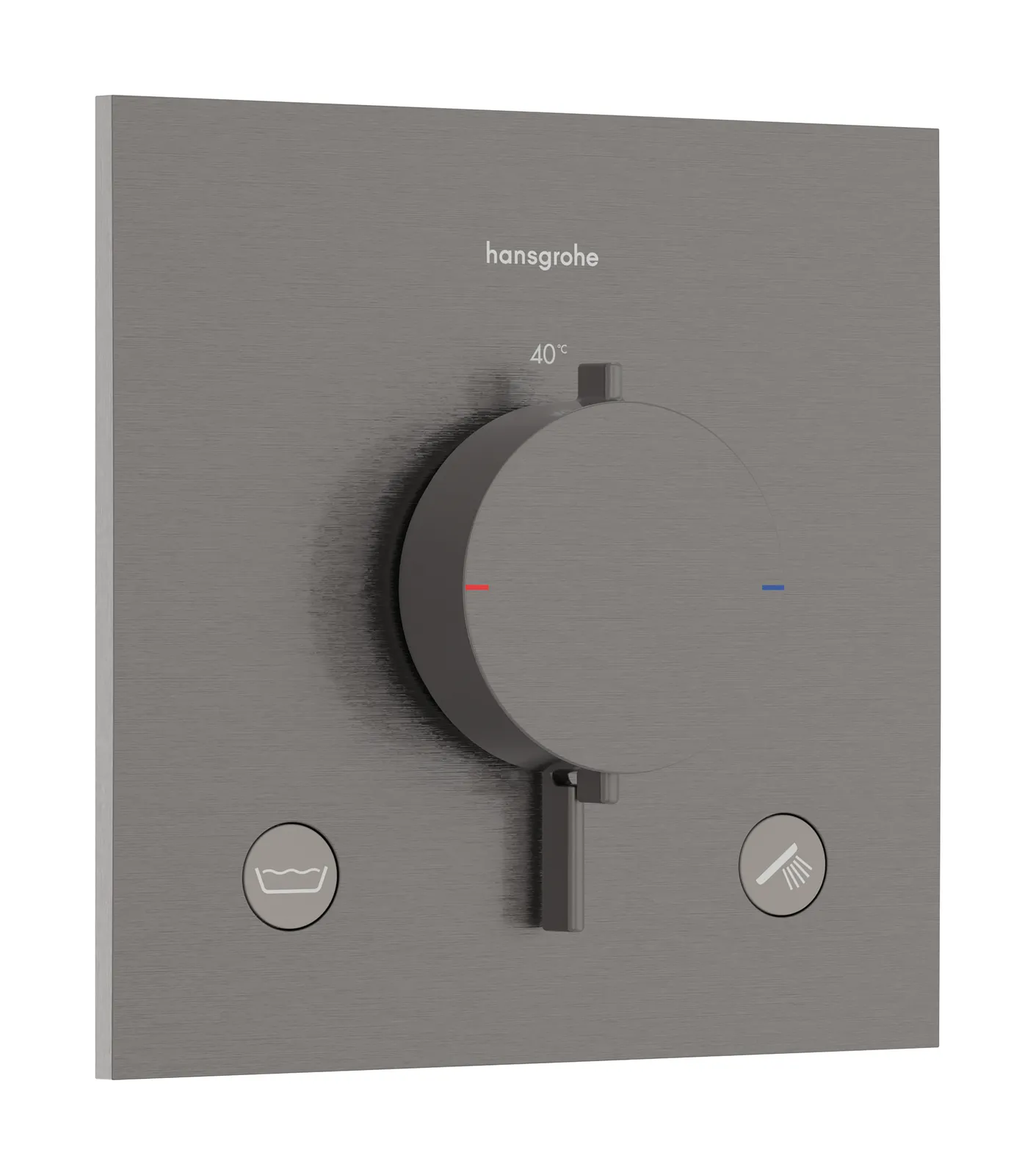 Ecostat Comfort E Thermostat for concealed installation for 2 functions with integrated safety combination to EN 1717