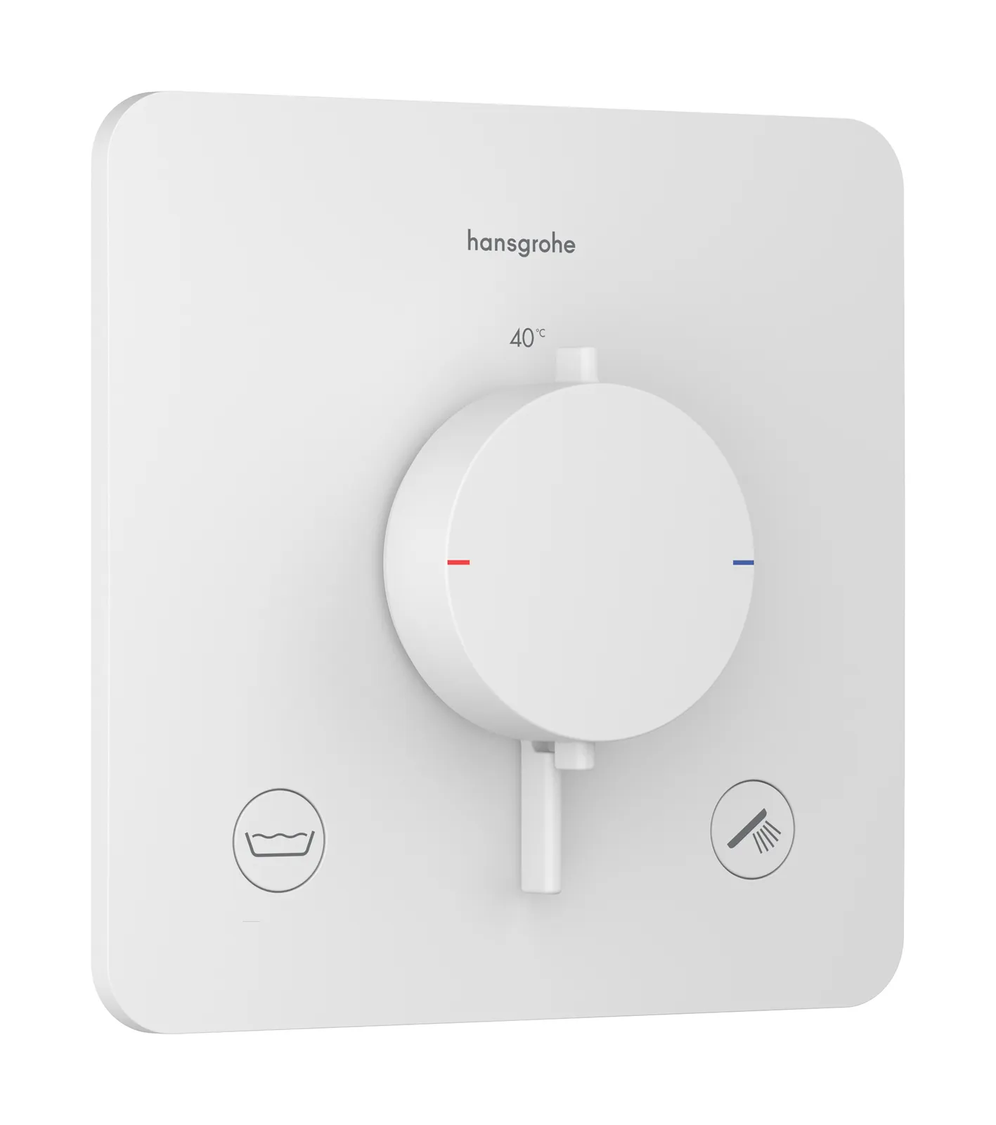 Ecostat Comfort Q Termostat, yashirin montaj uchun, 2 funksiyalar uchun, EN 1717 boʻyicha oʻrnatilgan xavfsizlik kombinatsiyasi bilan