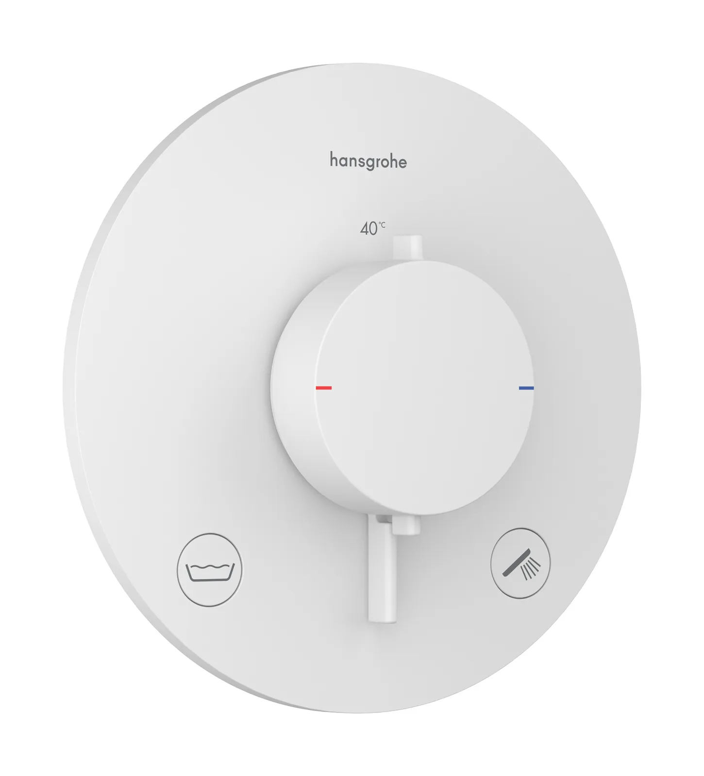 Ecostat Comfort S Termostat, yashirin montaj uchun, 2 funksiyalar uchun, EN 1717 boʻyicha oʻrnatilgan xavfsizlik kombinatsiyasi bilan