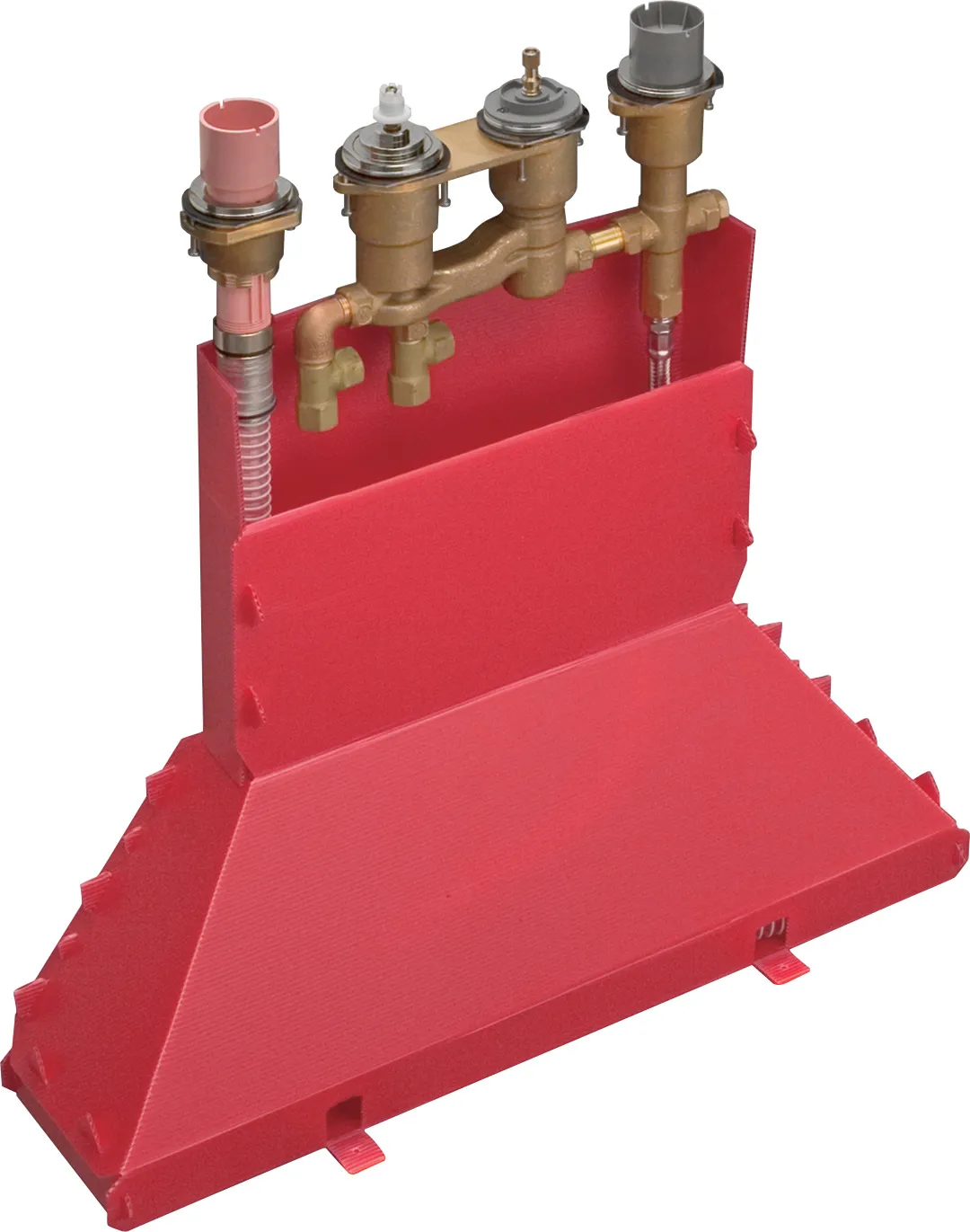 Ecostat Concealed part (basic set) for 4-hole bath rim thermostat for bath