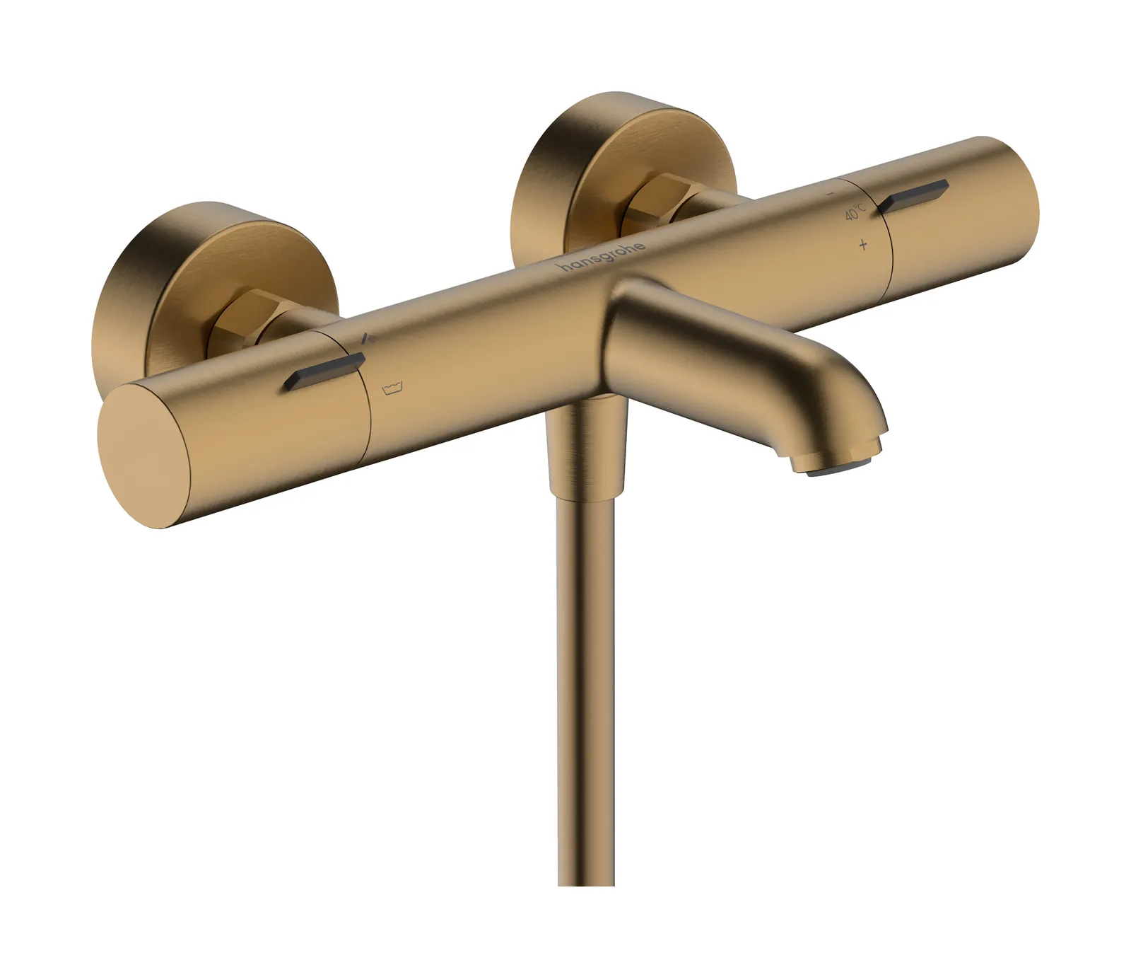 Ecostat Fine Bath thermostat for exposed installation