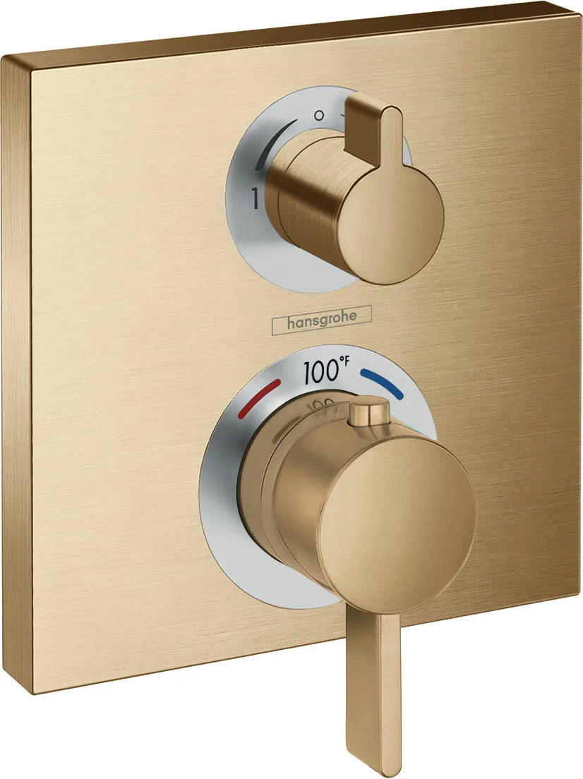 Ecostat Square Термостат для скрытого монтажа для 2 функций