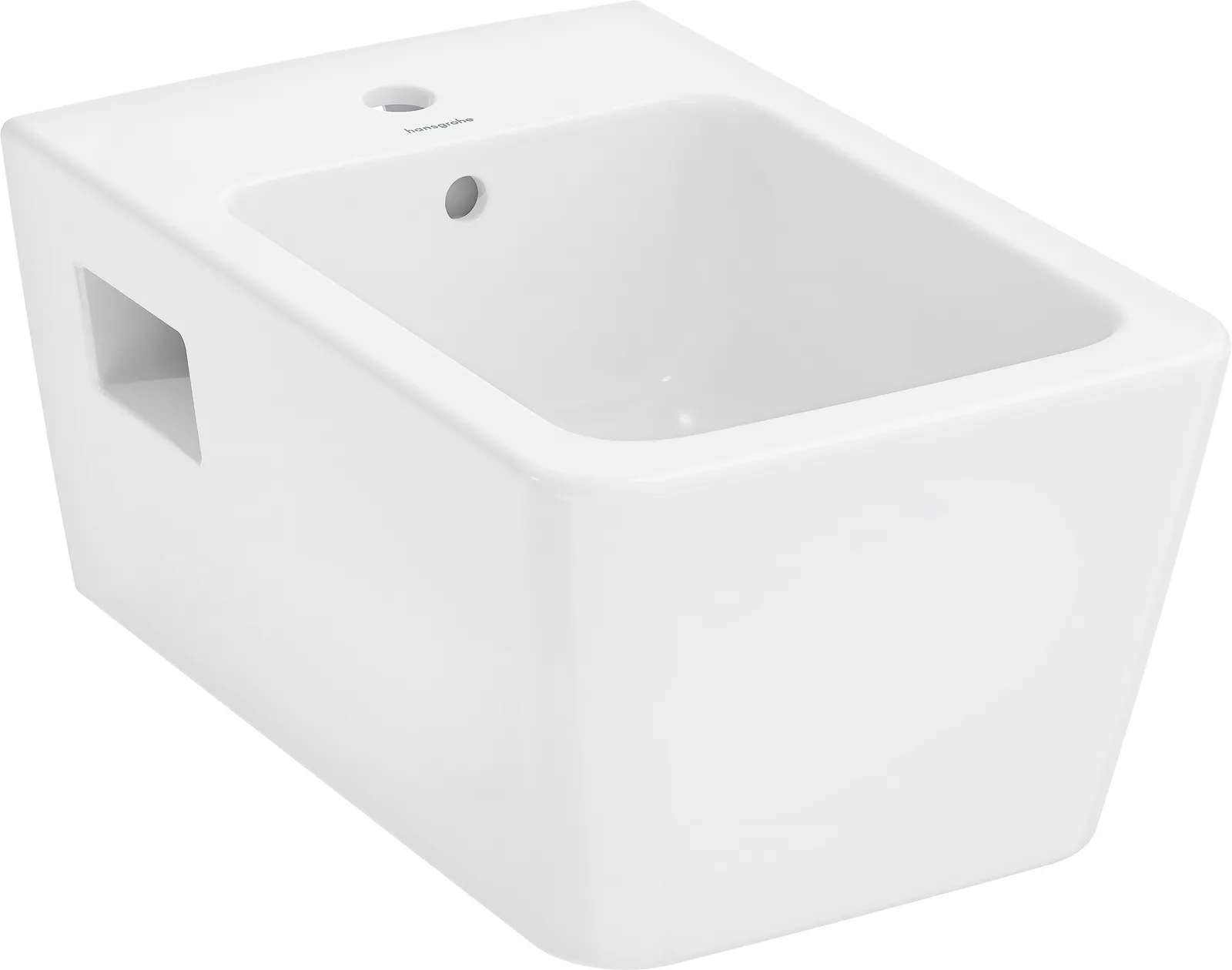 EluPura Original Q Подвесное биде 540 с отверстием под смеситель и переливом, SmartClean