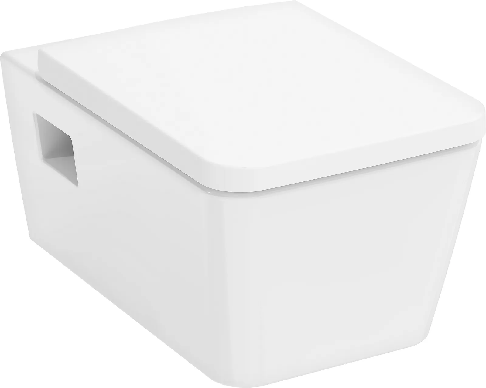 EluPura Original Q Комплект подвесного унитаза AquaChannel Flush SmartClean с сиденьем с крышкой для унитаза с SoftClose и QuickRelease