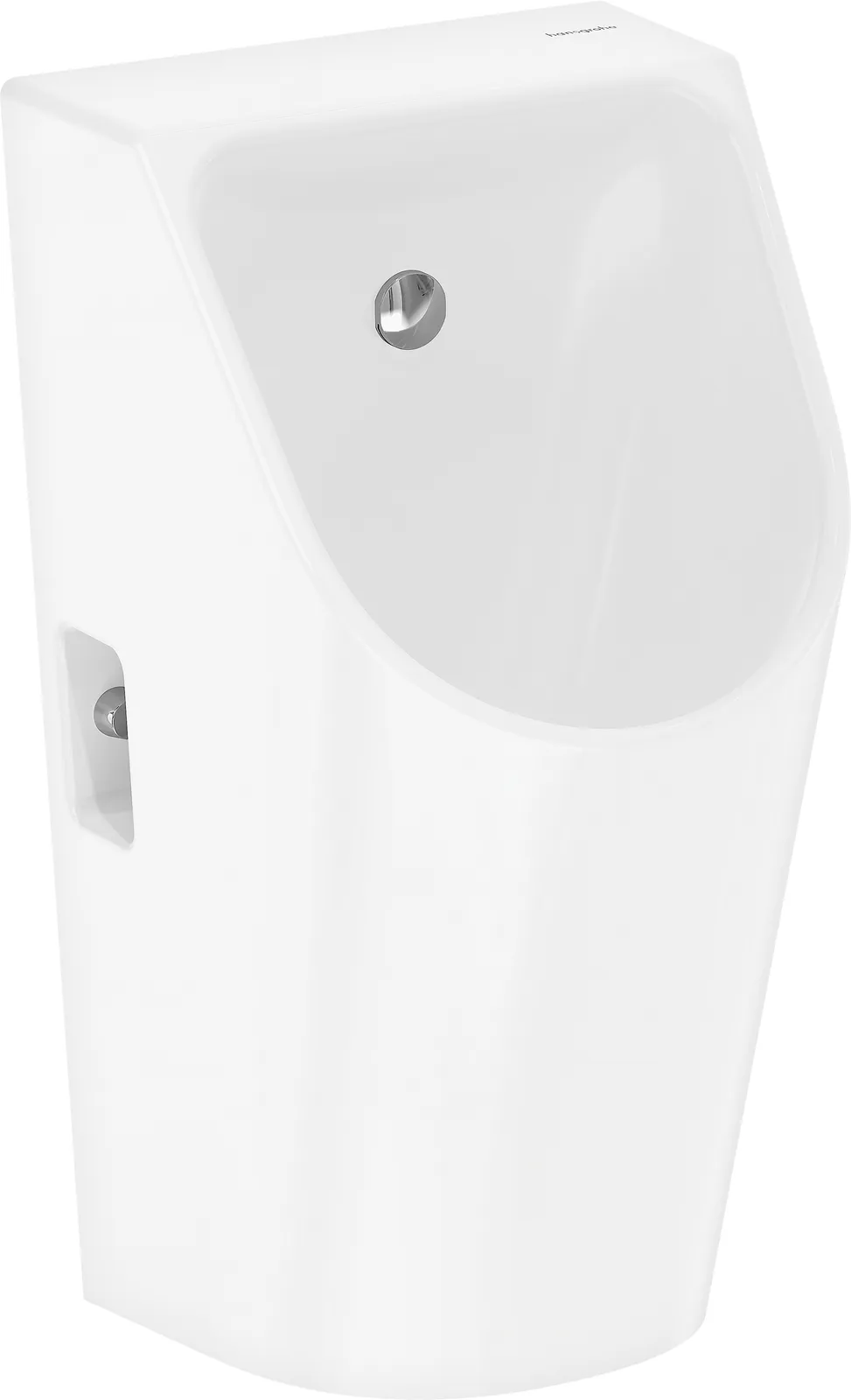 EluPura Original S Urinal with rear water inlet and rimless bottom/rear outlet