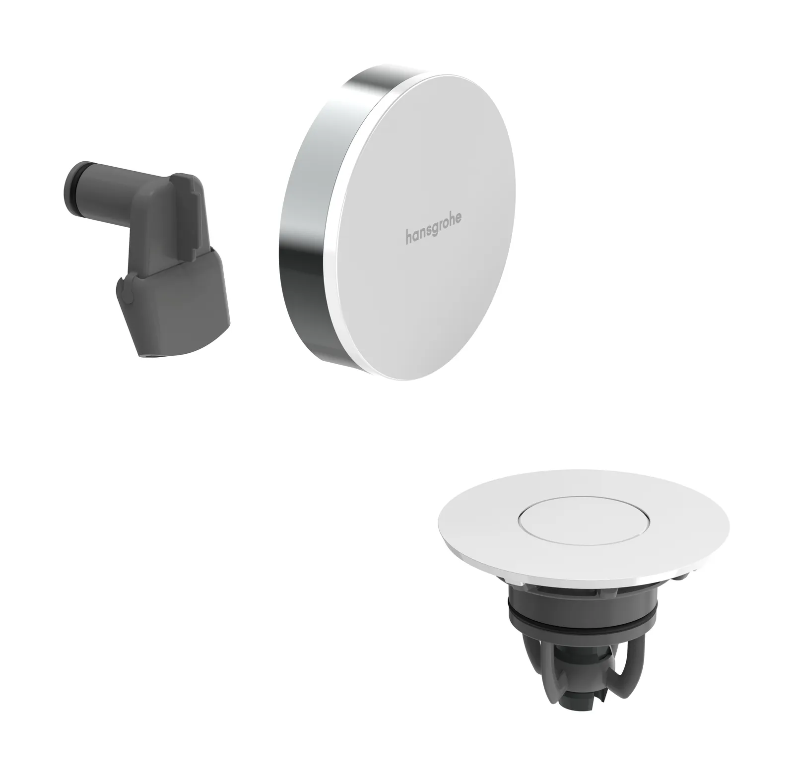 Exafill Exterior part (finish set) bath filler, pop-up waste with overflow