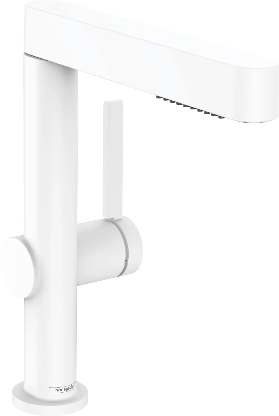 Finoris Single lever basin mixer 230 with pull-out spray, 2jet and pop-up waste push-open