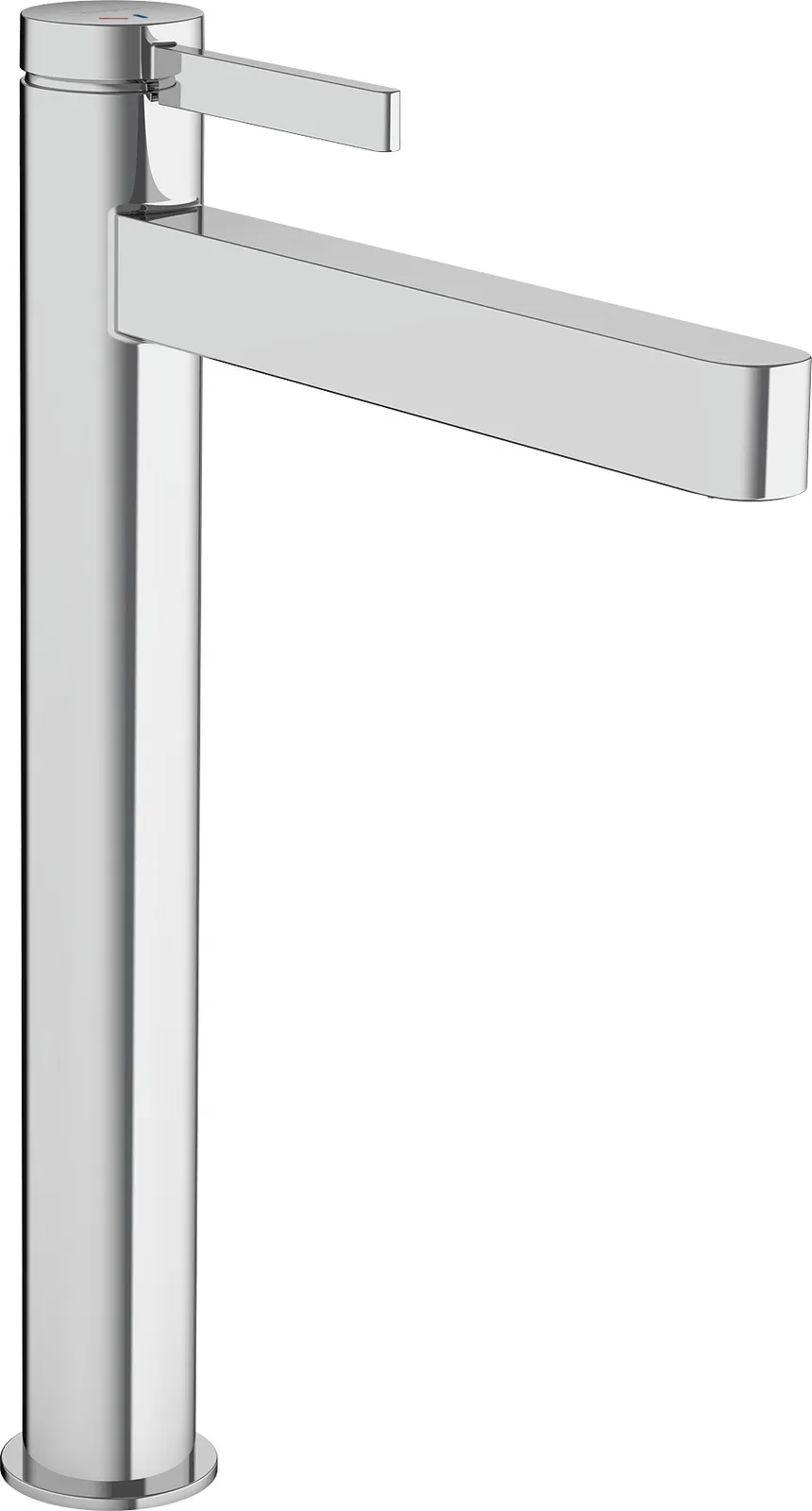 Finoris Bir dastali lavabo aralashtirgichi 260 CoolStart, kosa lavabolar uchun, push-open drenaj klapani bilan