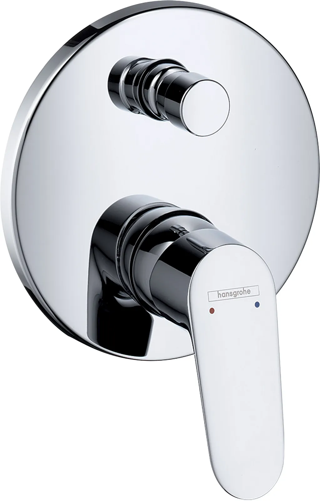 Focus Single-lever bath mixer for concealed installation with integrated safety combination according to EN 1717 for iBox universal