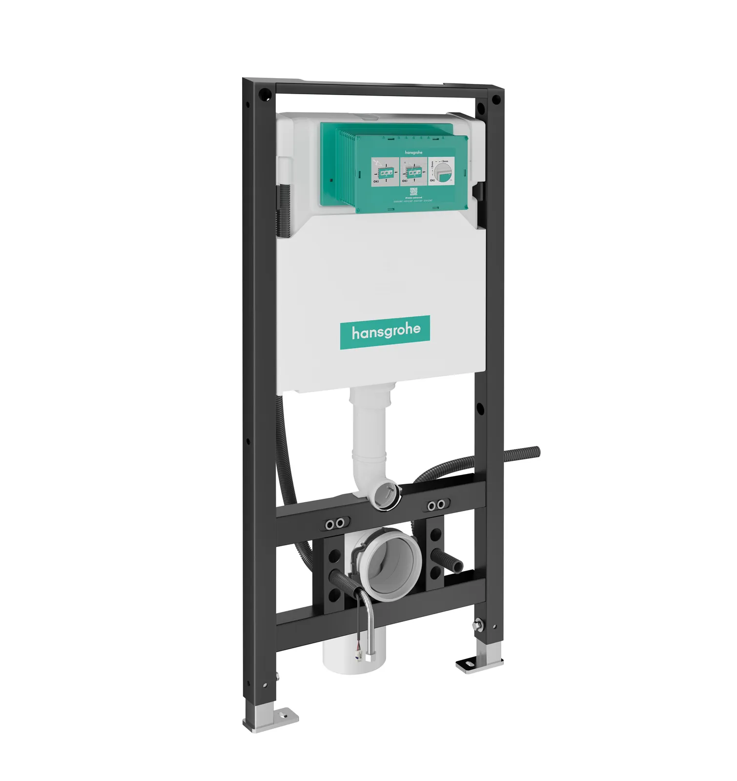IFrame universal Yashirin bakli installyatsiya tizimi, avtomatik yuvish bilan, elektron, 1144 PVC