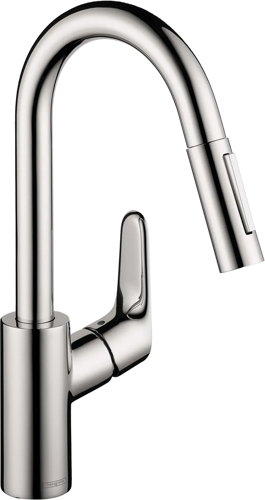 Focus Single-lever kitchen mixer 200, pull-out shower, 2jet