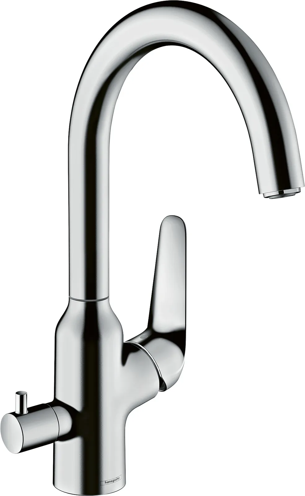 Focus M42 Single-lever kitchen mixer 220, appliance shut-off valve, 1jet