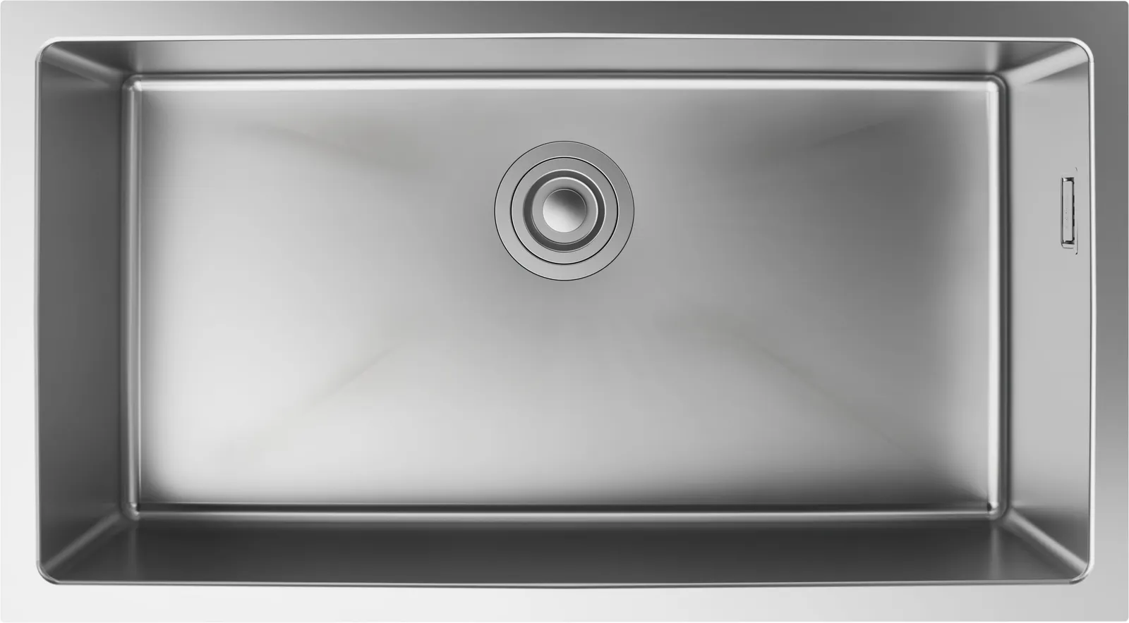 S43 S439-U730 кухонная мойка под столешницу 730 включая ручным донным клапаном