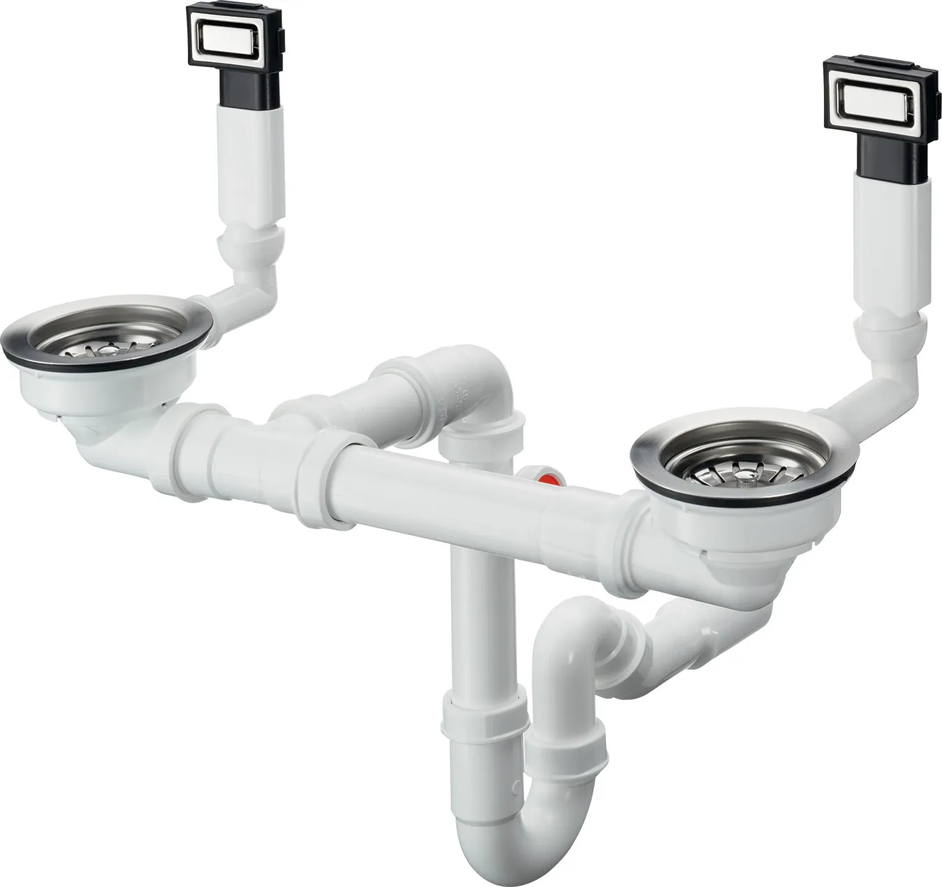 D18-10 manual waste with overflow for sink 305/435